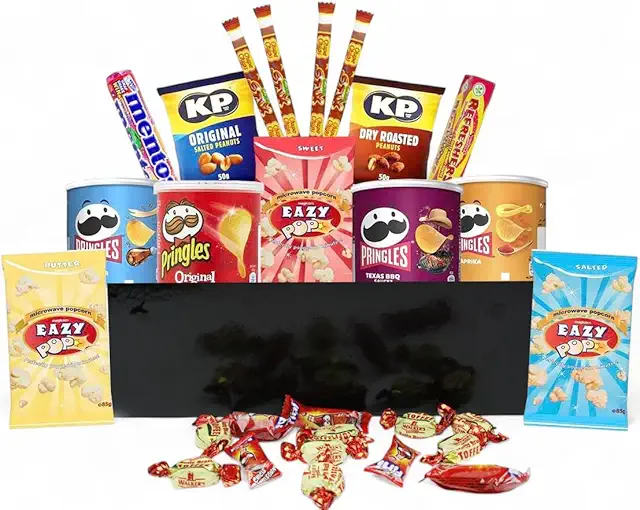 Football Movie Night Snack Hamper: Ultimate Sweet & Savory Gift Box