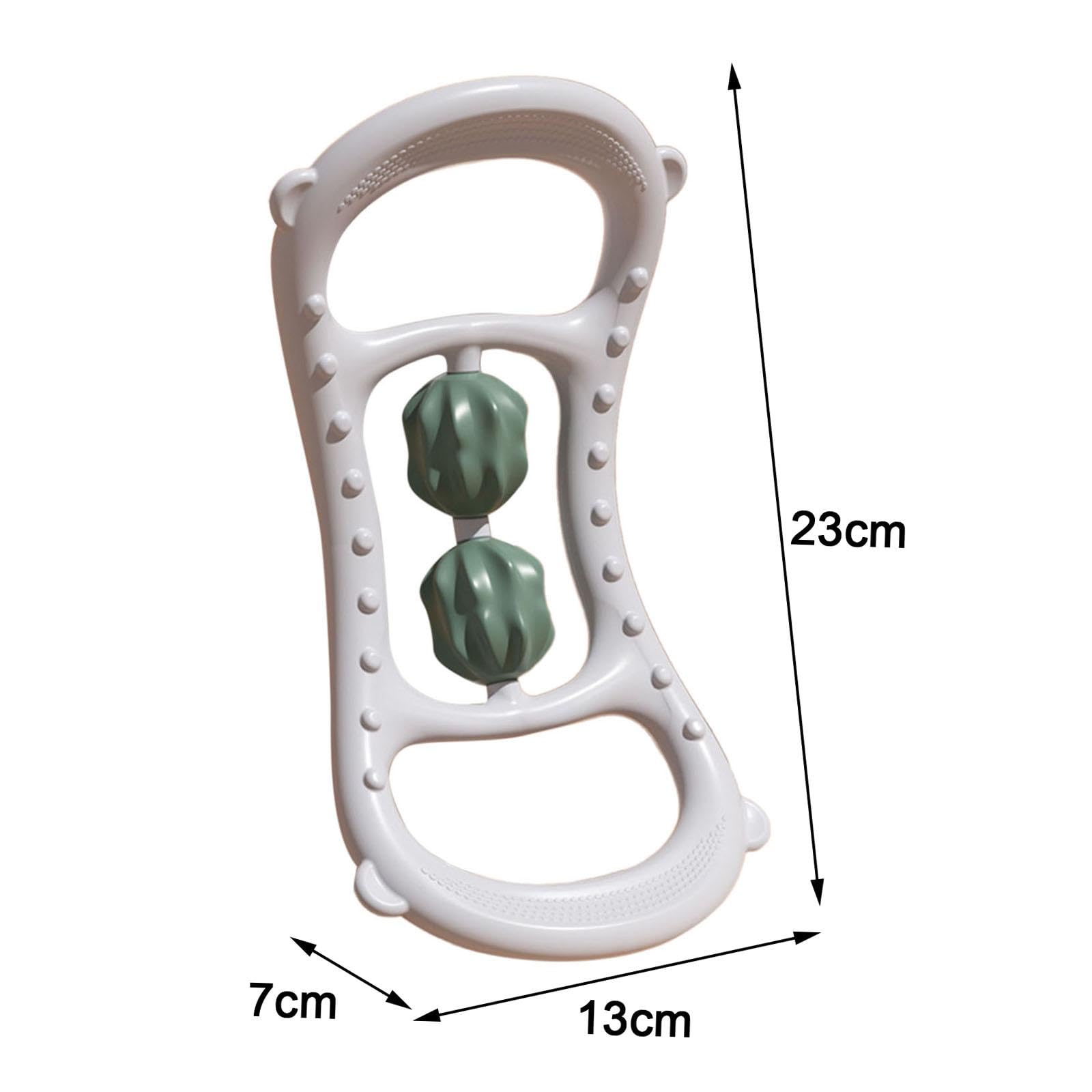 kowaku Pilates Circle Ring Home Gym Fitness Ring Practical Sport Massage Ring, Pilates Training Ring for Back Calf, Legs, White