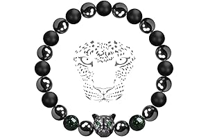Black Panther Hematite and Onyx Bracelet: A Journey to Inner Strength and Balance