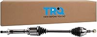 Vista 227 de TRQ Conjunto de eje CV delantero del lado del conductor o del pasajero Compatible con Subaru Crosstrek 2016-2017 2014-2015 XV Crosstrek