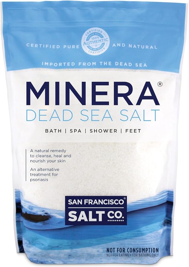 Minera Dead Sea Salt 10 lb. Fine Grain Bulk Bag Beauty