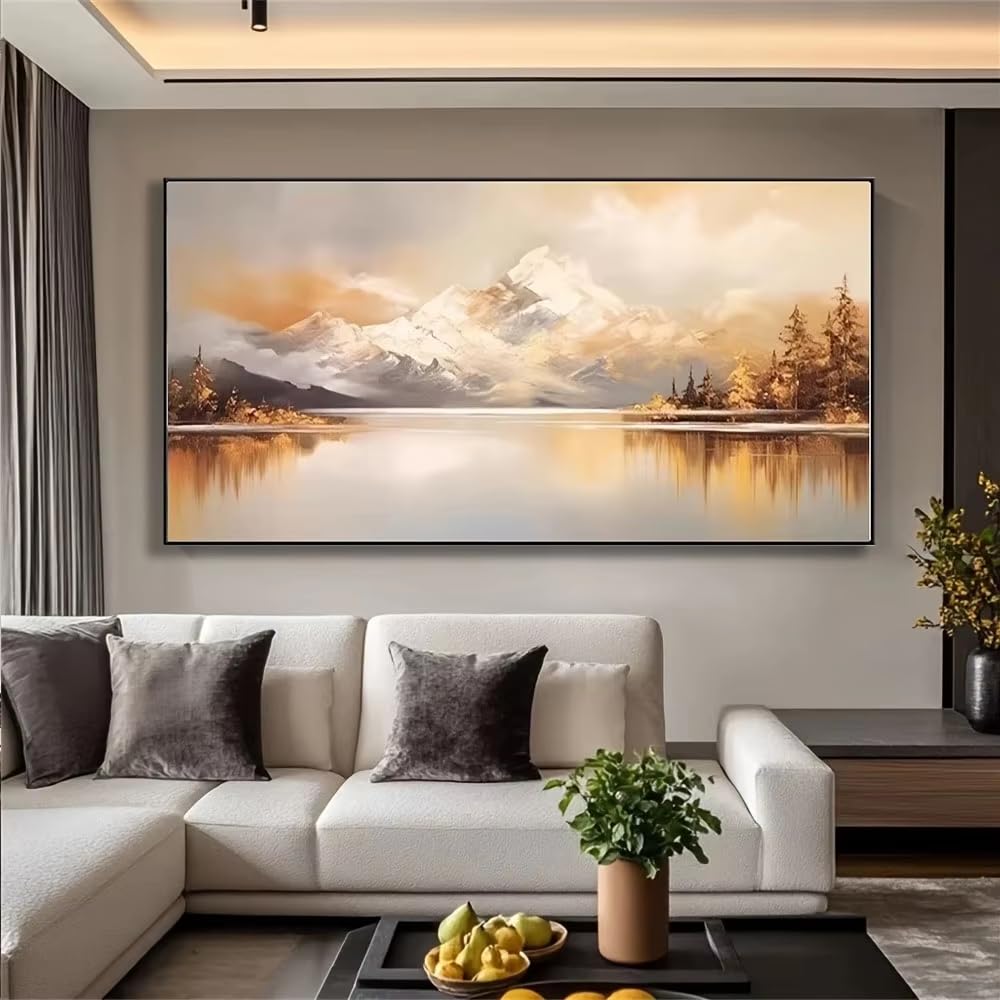 AEFOUU Wall Art Canvas Picture Print Large Abstract Wall Art Painting Colorful Canvas Art Paintings for Living Room Decor(60x120cm/24x48in/Internal Frame)