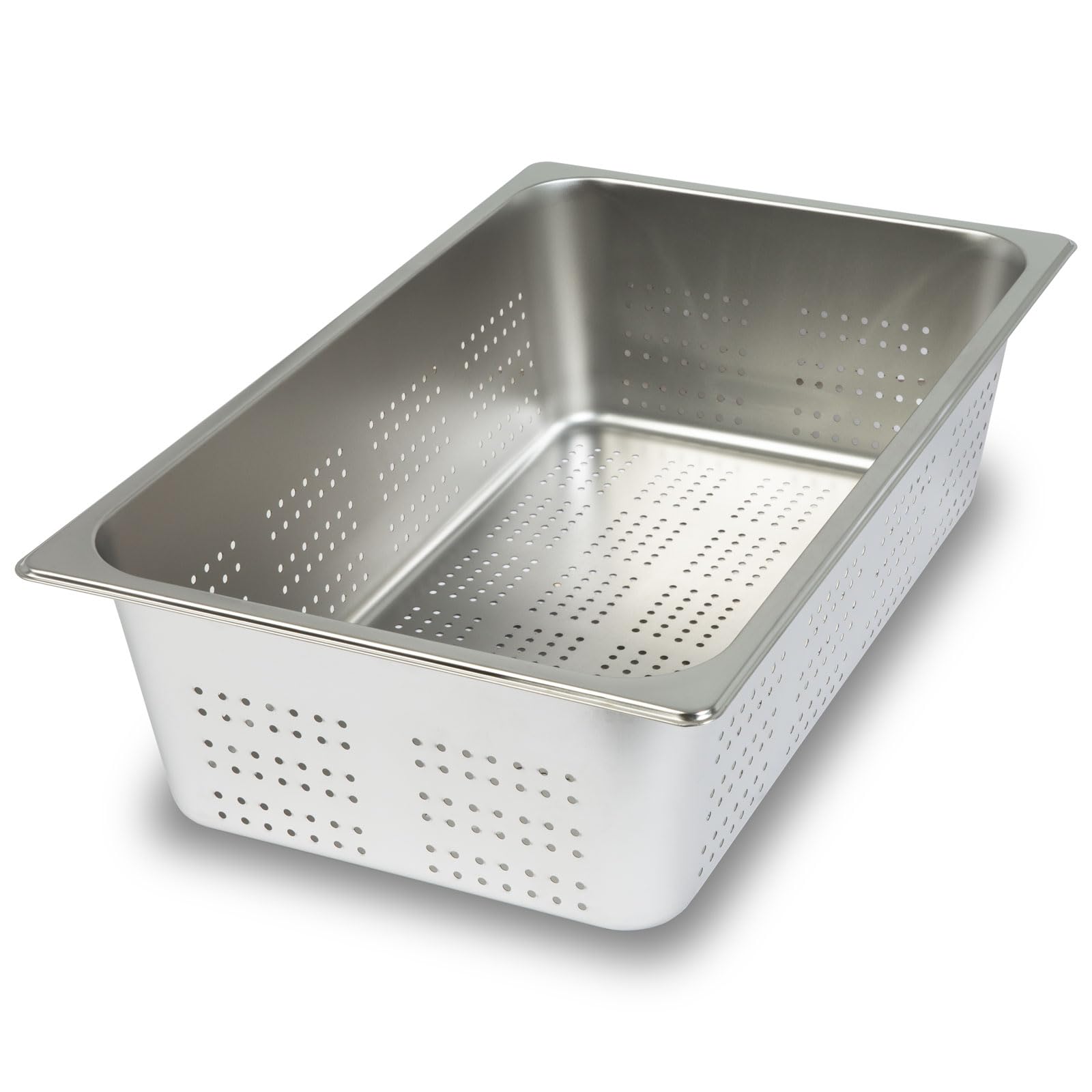 VERTES Contenitore GN 1/1 Gastro Norm Gastronorm (acciaio inox, profondità 150 mm, forato, resistente ai graffi, intervallo di temperatura da -40° a +300°C, per uso a Bain Marie e multiuso)