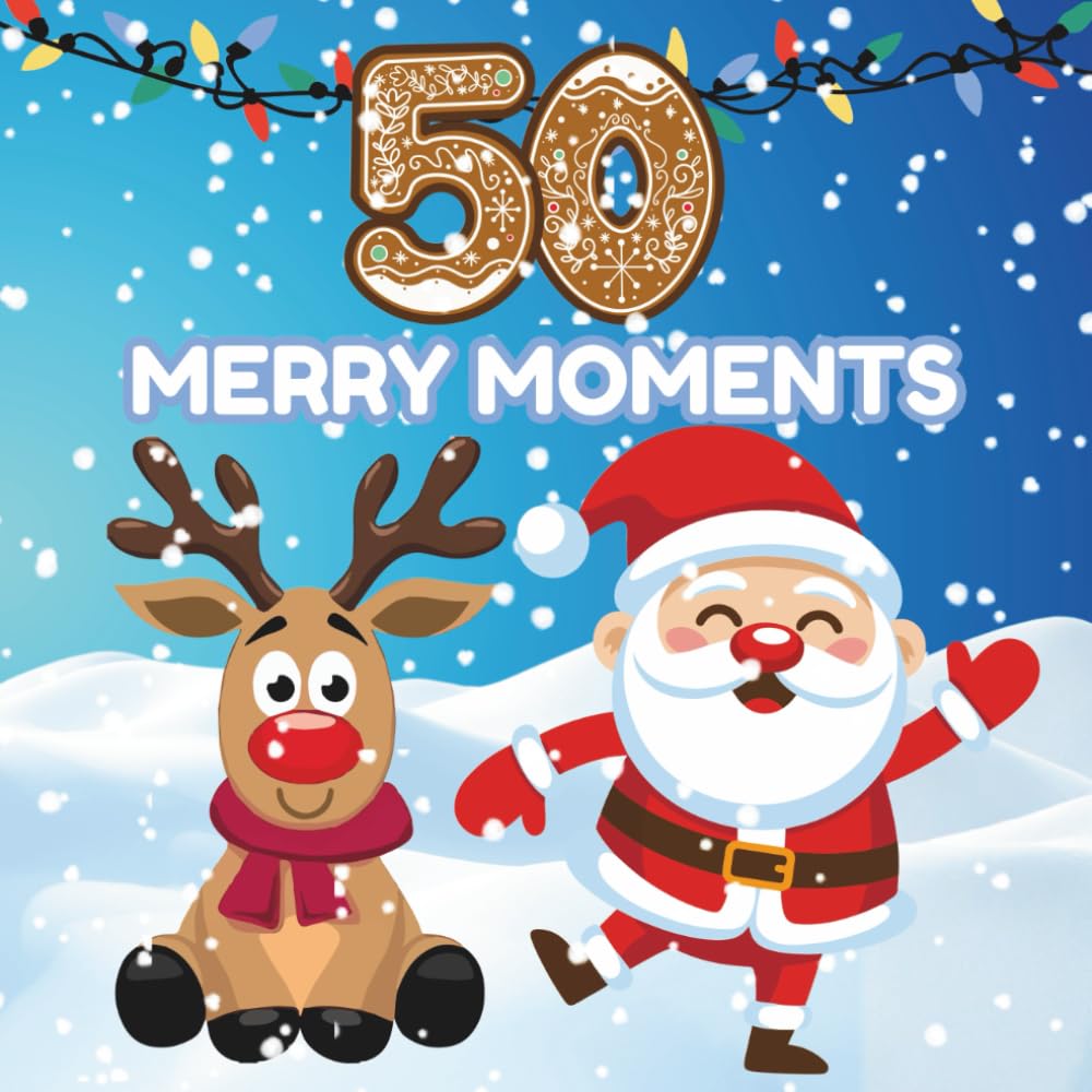 50 Merry Moments: A Christmas Coloring Book