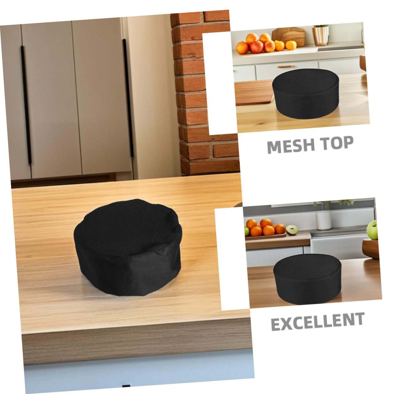 BESPORTBLE 6piezas Gorros de Chef Unisex Ajustables para Cocina Trabajo y Servicio de Comida de Malla Transpirable para Hombres y Mujeres Cocineros y Reposteros