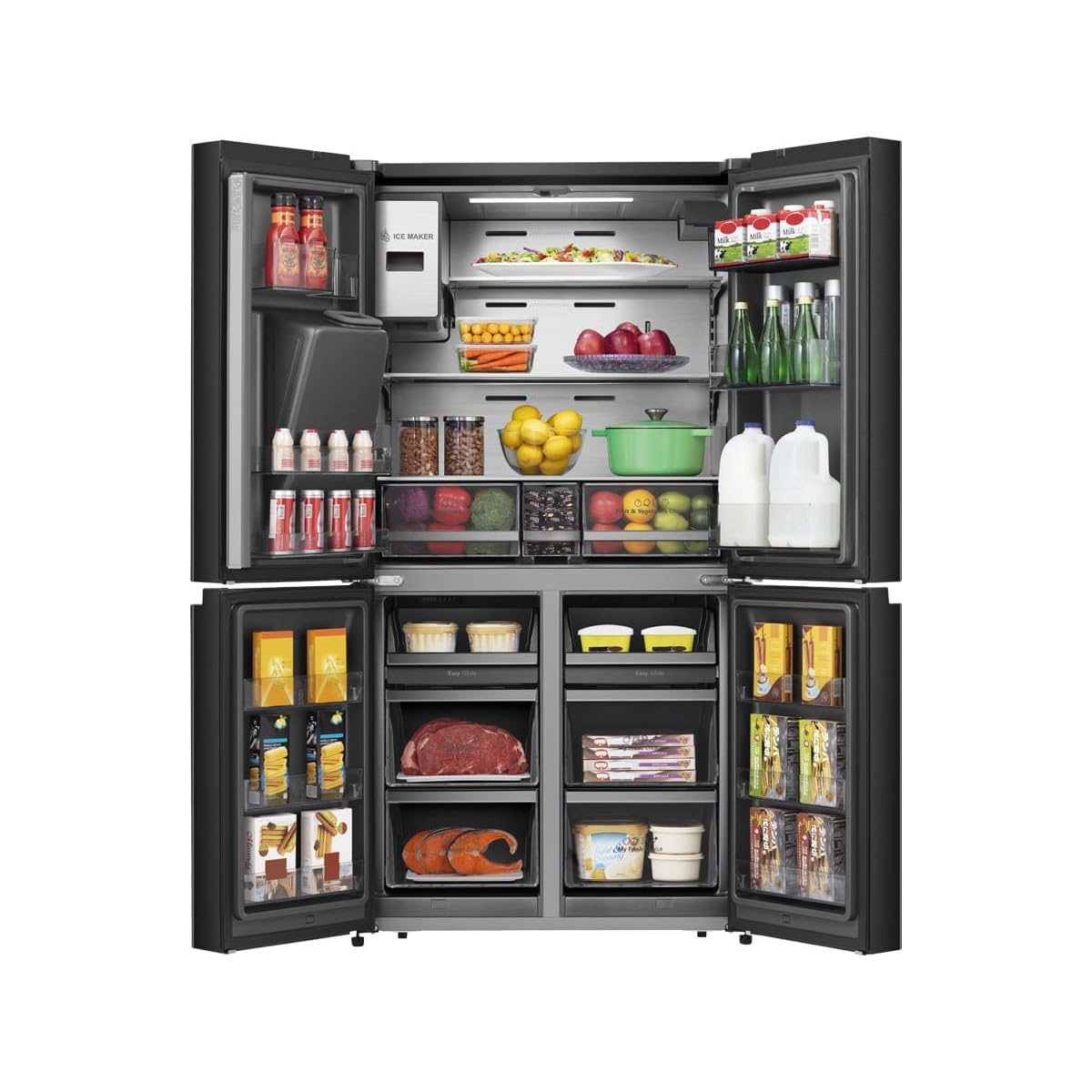 Réfrigérateur multi portes Hisense RQ760N4IFE SmartScreen