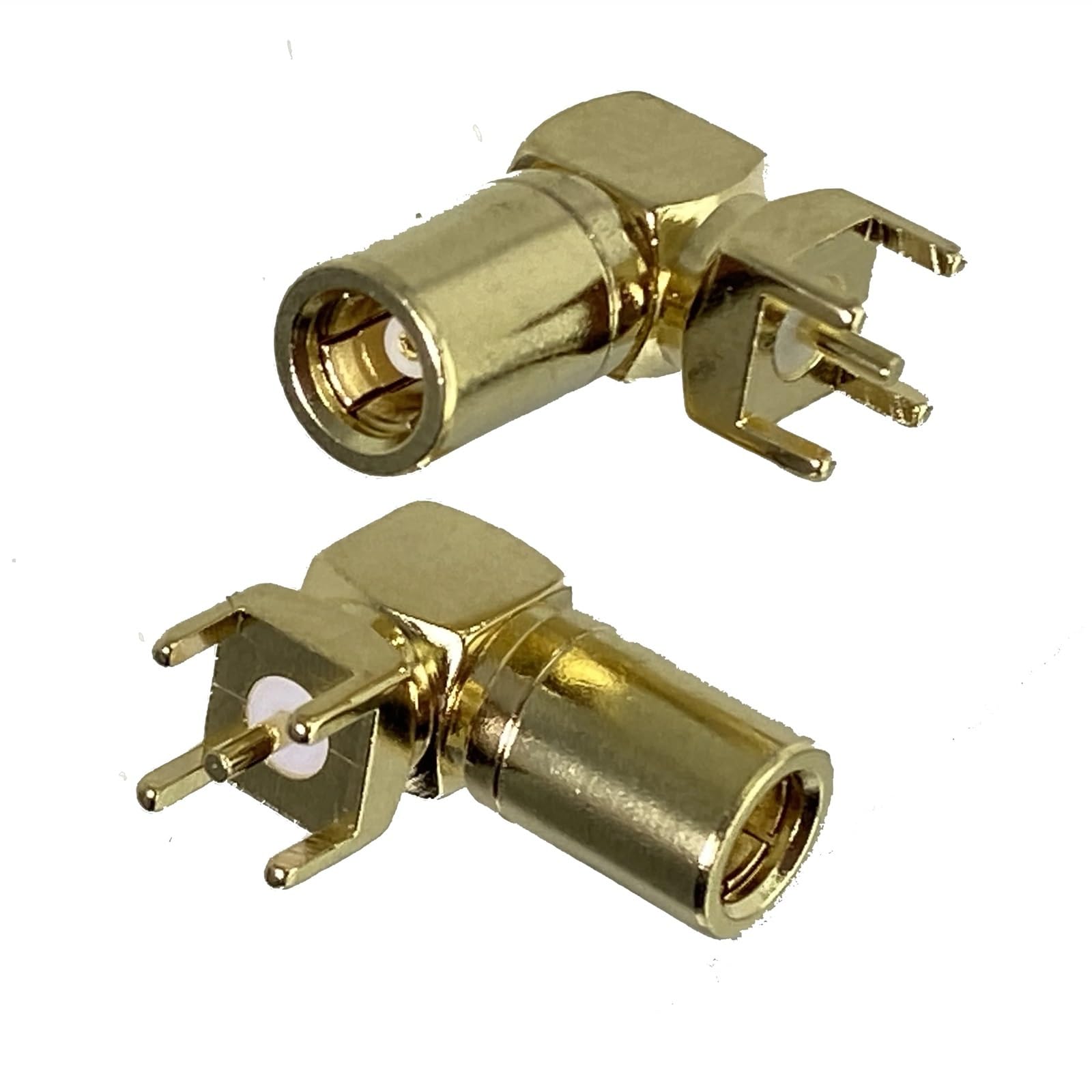 Conector SMB hembra para soldadura PCB en cajas y carcasas estrechas
