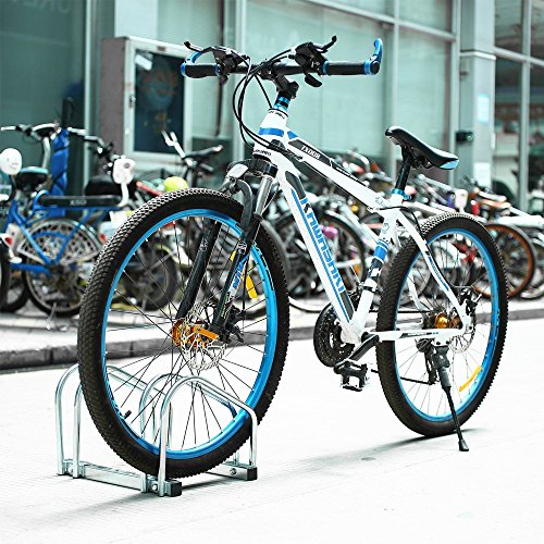 MCTECH Parcheggio per 2 biciclette Portabiciclette...