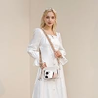 Vista 7 de Viva Terry Bolsa transparente aprobada para eventos de estadio, pequeña bolsa cruzada transparente con 2 correas ajustables para artículos