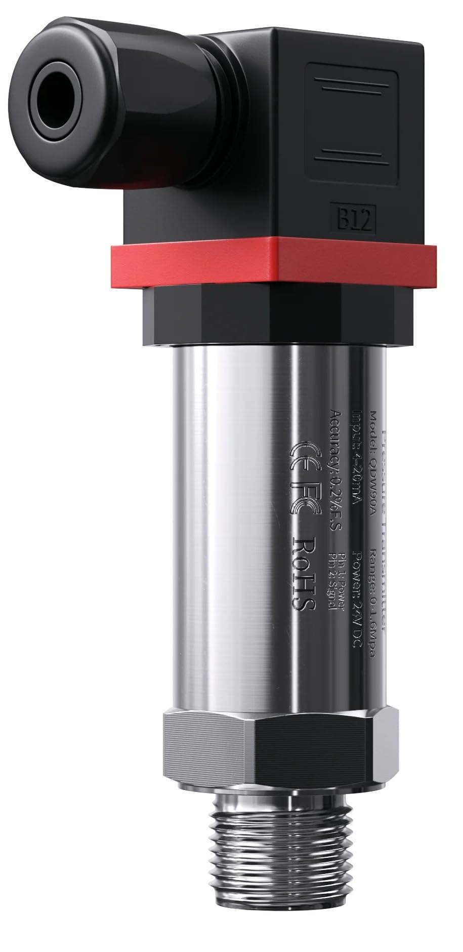 Transductor de presión 10bar 20bar sensor 100bar 200bar 4-20mA RS485 0-10V G1/4 Transmisor