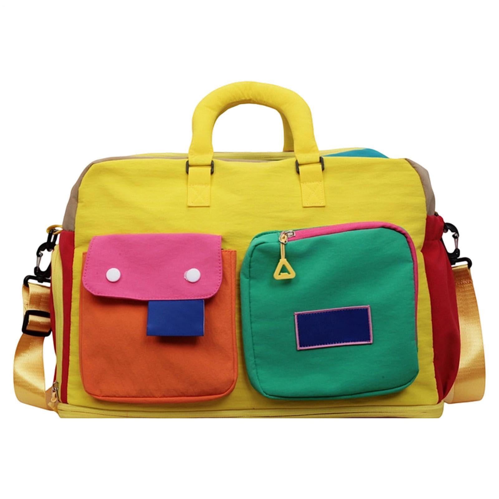 Borsa da Weekend Tote Impermeabile Ampio Scomparto Scarpe