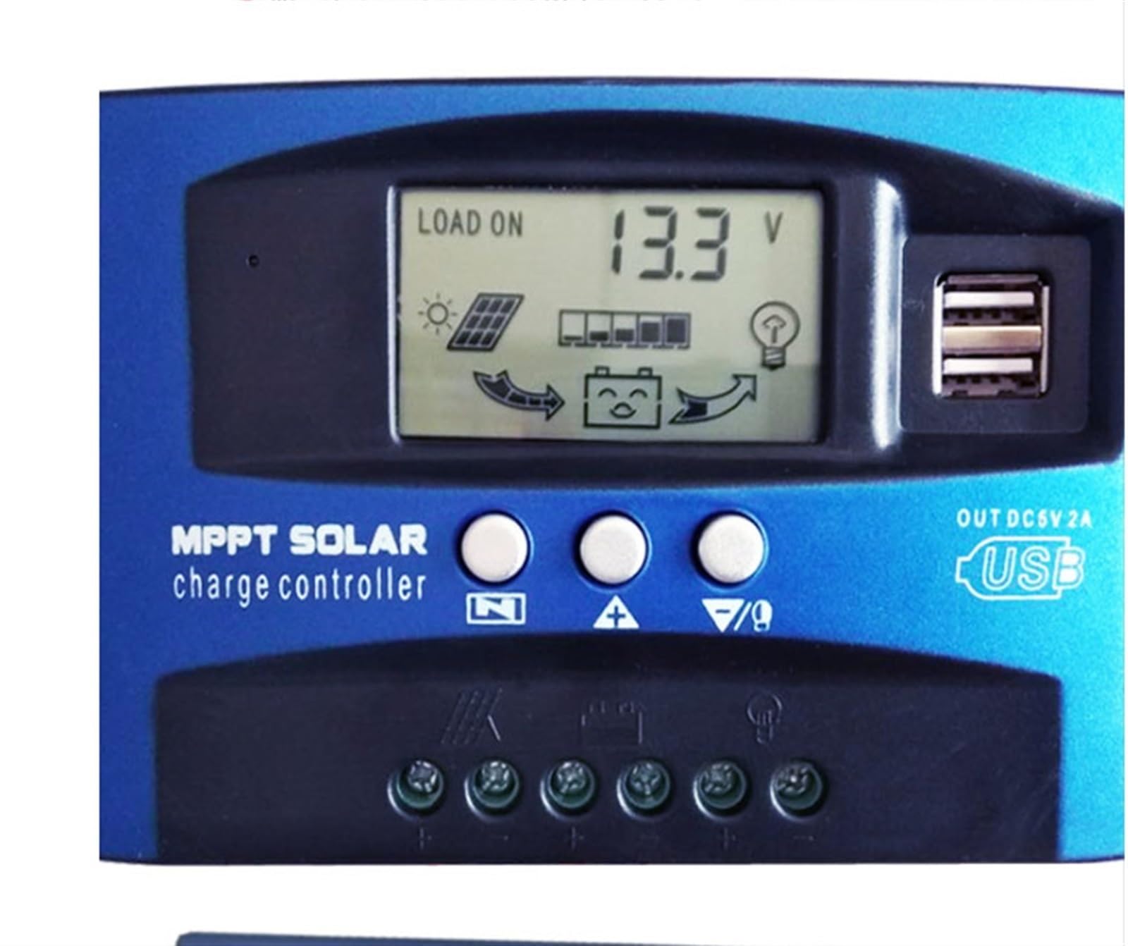 Contrôleur de charge solaire contre la surcharge des batteries de kit panneau