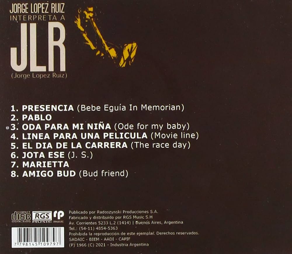 Amazon.com: Interpreta A Jorge Lopez Ruiz: CDs y Vinilo