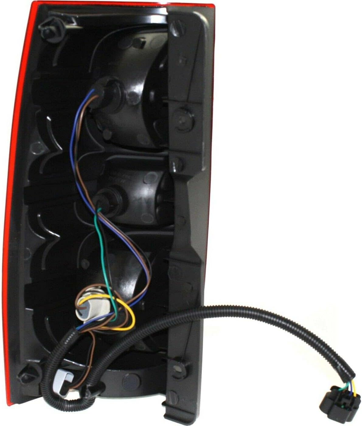 FitParts Compatible With Right Driver Side Halogen Tail light Assembly Chevrolet Suburban Tahoe 2007-2014. New, Waterproof GM2801196 25862702