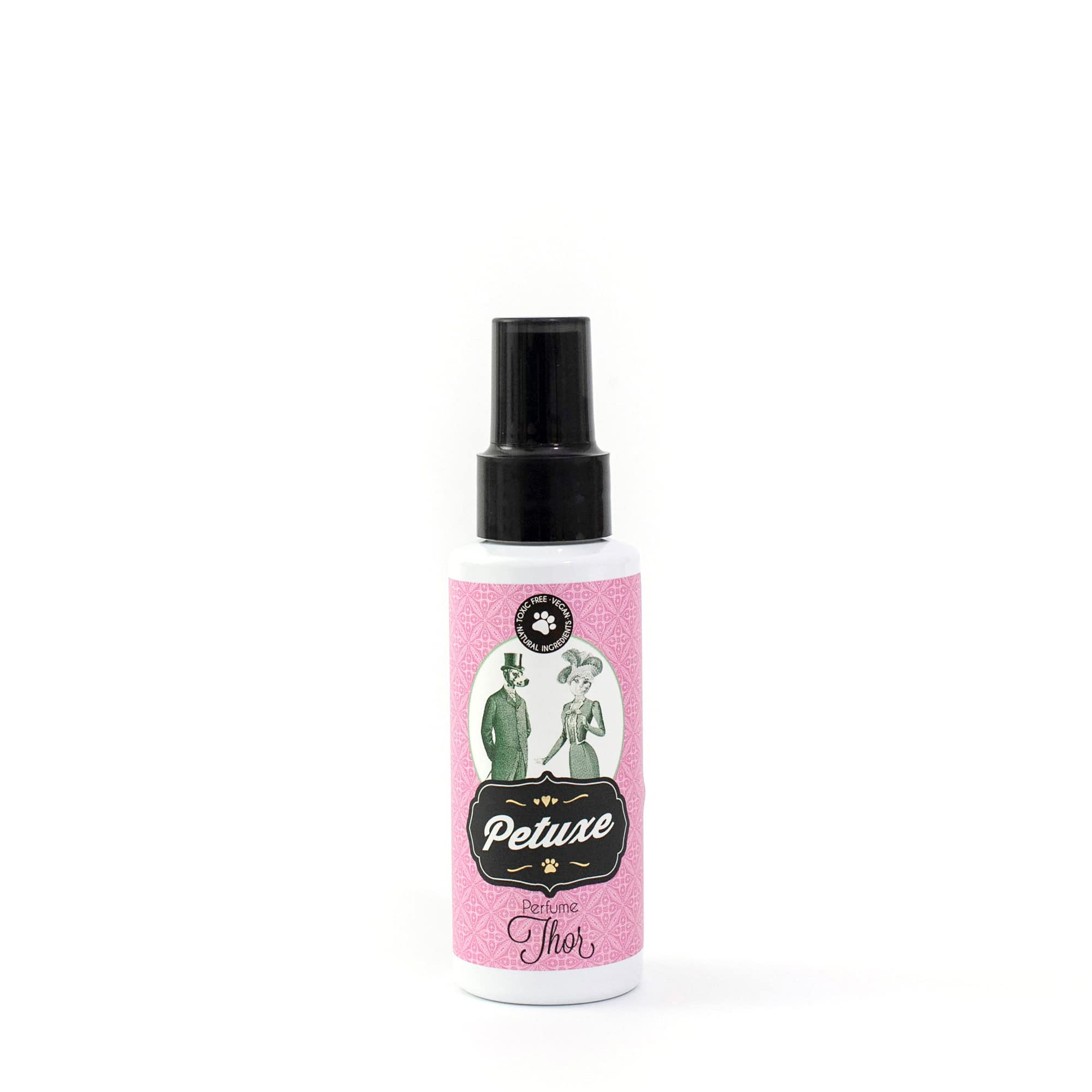 Petuxe Perfume Vegano para Perros. Colonia en Spray para Mascotas. Corrector de Olor para Mascotas. Cachorros y Adultos. Efecto Duradero (Thor)