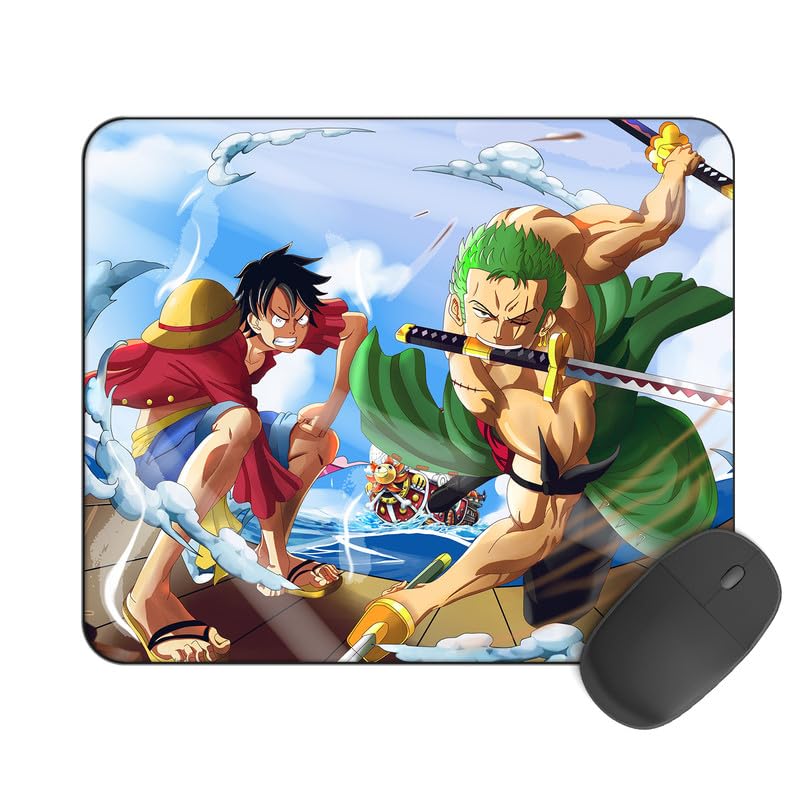 Kirmada Gaming Mouse Pad - Zoro and Luffy in Fight (One Piece) Non-Slip Rubber Base - Durable, Smooth Surface, Ergonomic Design - Easy to Clean -Small Size for Mackbook,Laptop,Desktop (B0D2YBJ3LF) Amazon Price History, Amazon Price Tracker
