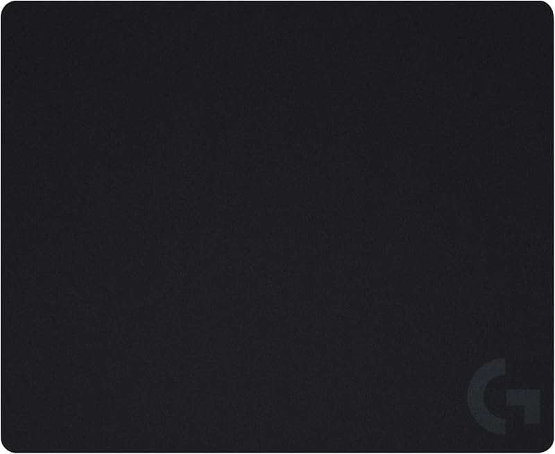 Alfombrilla de ratón dura para juegos Logitech G440 (340x280x5) - Negro | Optimizado para sensores de juegos, superficie moderada, tapete antideslizante
