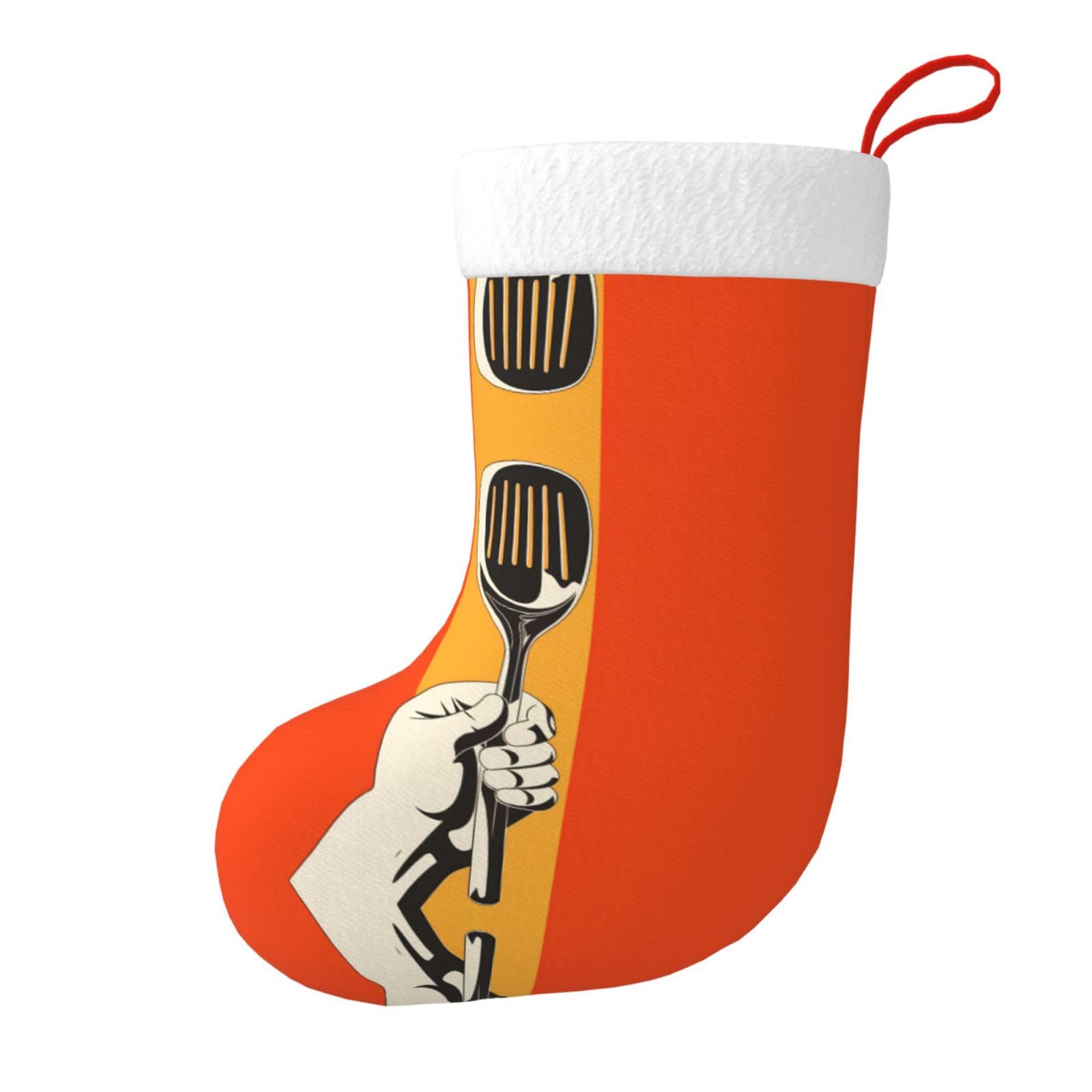 Christmas decorative stockings Socks HHGFASD Shovel in hand Pattern for Holiday gatherings use