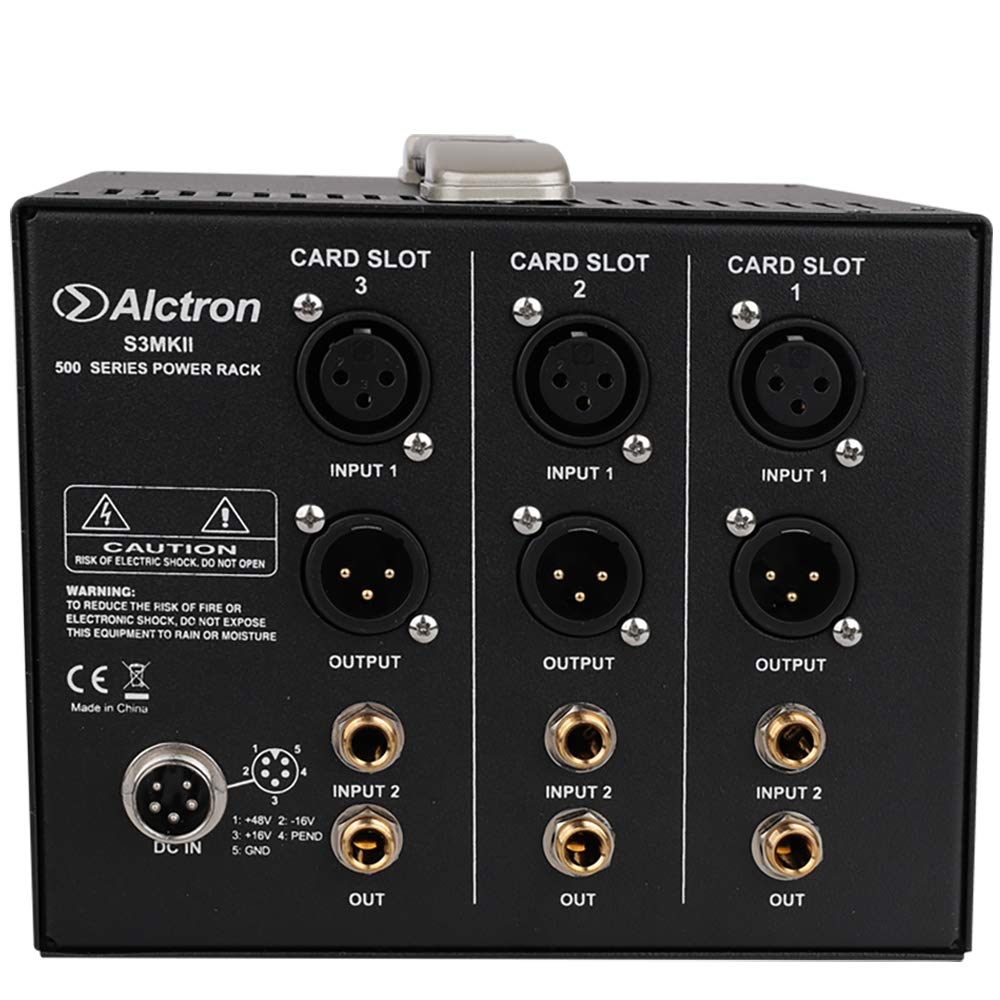 Alctron S3MKII 500 Series 3-Slot Rack Lunchbox Workhorse Power