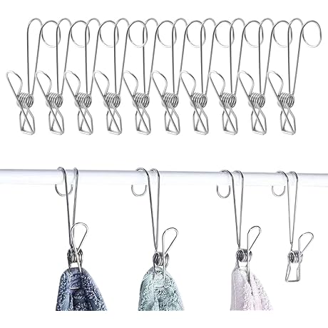 Stainless Steel Metal Clothespin Clips - Your Laundry Partner
