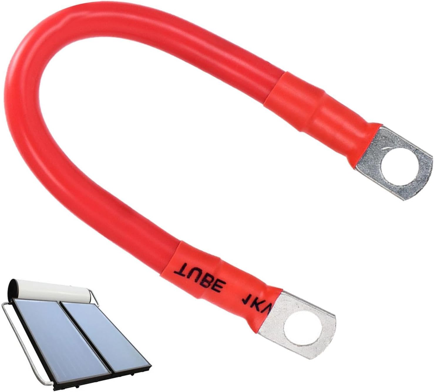 2 Gauge Battery Cable,2 AWG Battery Cable, Battery Cables with Terminals Black Red