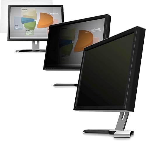 3M Gold - Filtros de privacidad para monitores, Negro