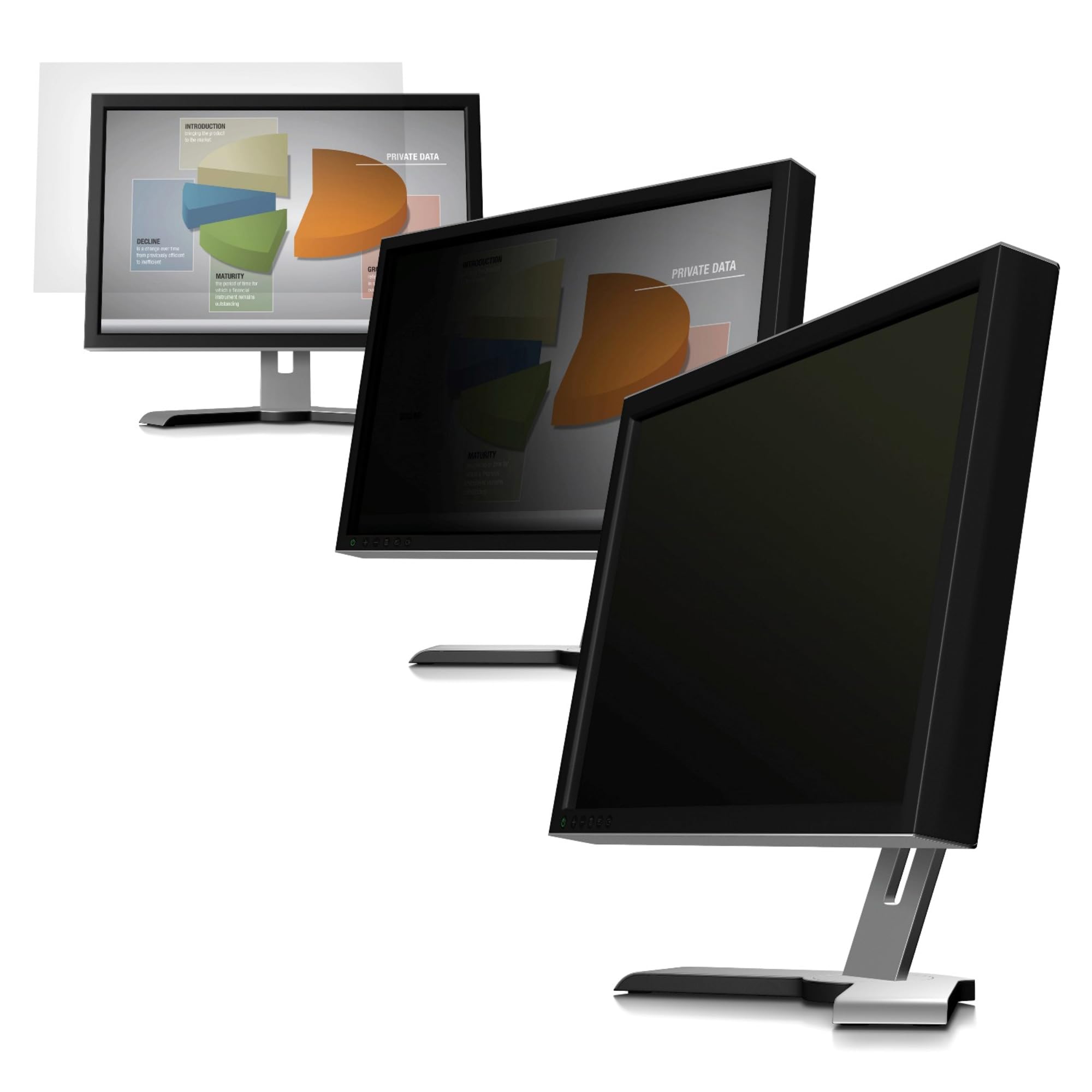 3M 98-0440-4928-0 Standard Blickschutzfilter (47 cm (18,5 Zoll) Display) für Desktop Monitor schwarz