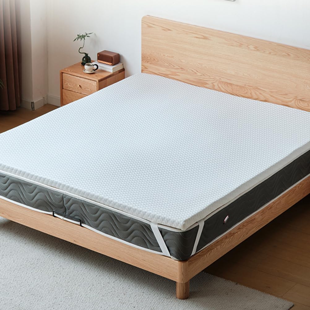 White/8cm,120x200cmFULL, Memory Foam Japanese Futon Mattress Topper Foldable Roll Up Traditional Floor Mattress Pad Thicken 5Cm/8Cm Tatami Mat Sleeping Pad Dormitory Camping Mattress