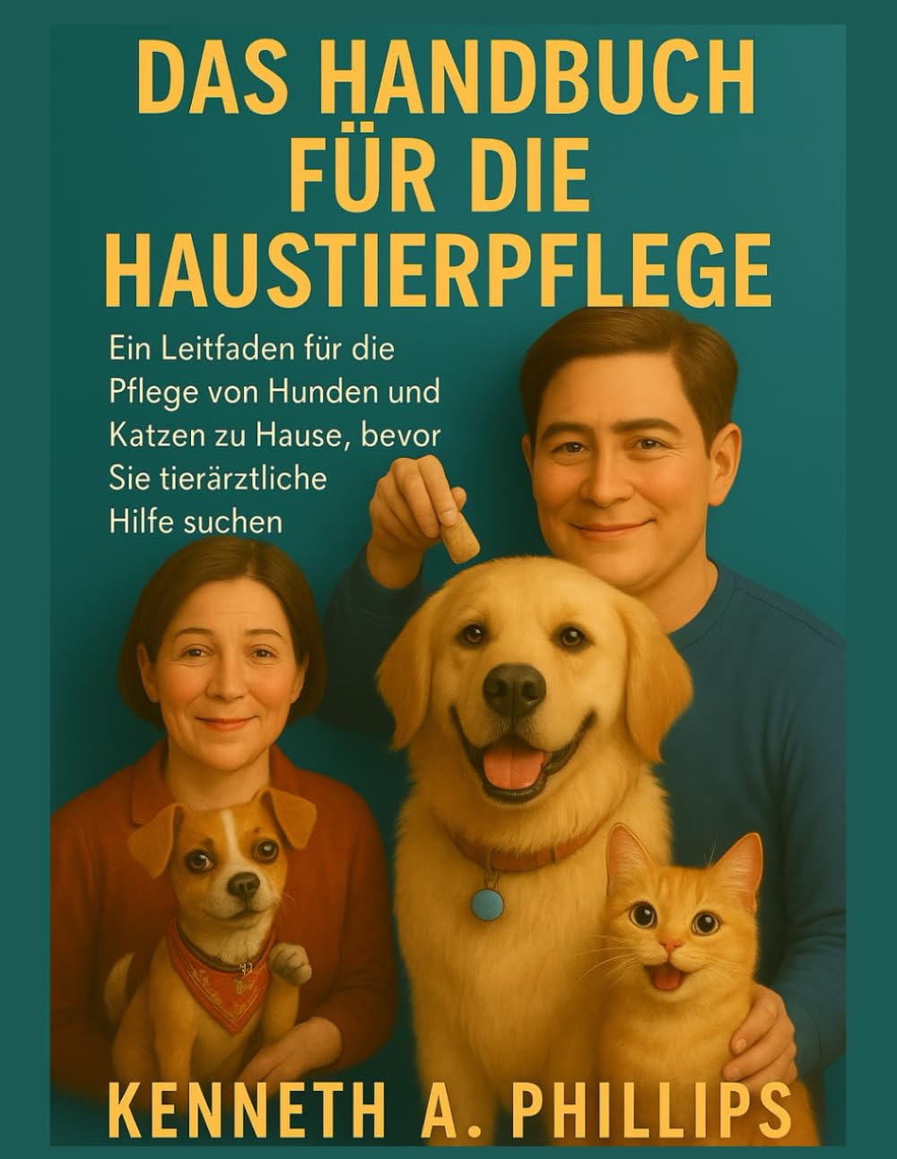 DAS HANDBUCH FÜR DIE HAUSTIERPFLEGE: Ein Leitfaden für die Pflege von Hunden und Katzen zu Hause, bevor Sie tierärztliche Hilfe suchen