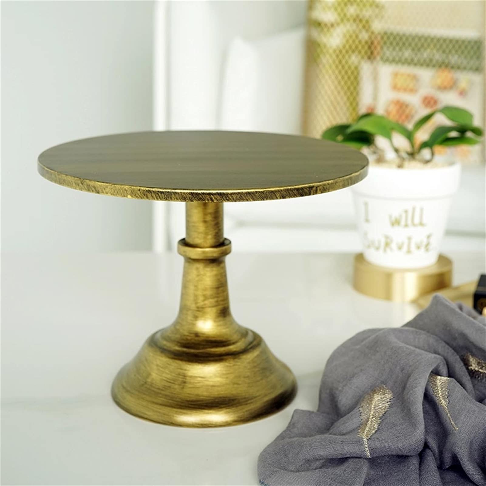 Soporte para Tartas, Soporte de Metal para Tartas, Soporte para Cupcakes, Soporte para Tartas, Bandeja para Tartas, Bandeja para postres, Bandeja para Frutas, b