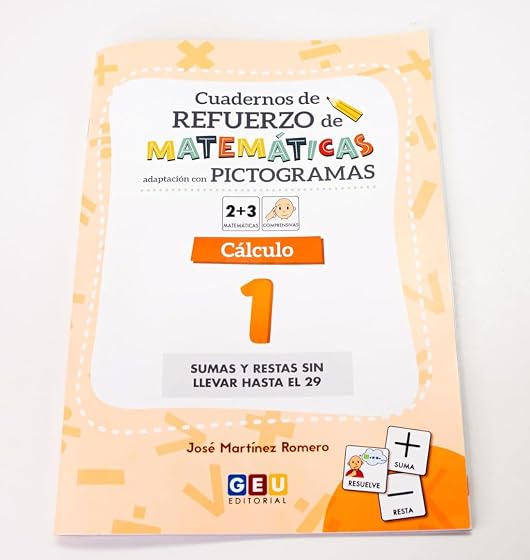 SUMAS Y RESTAS 6 AÑOS | Aprende a Sumar y Restar Editorial Geu 1 Primaria | Matemáticas Comprensivas 1 - Cálculo 1 con PICTOGRAMAS para TEA - Sumas y ... el 29