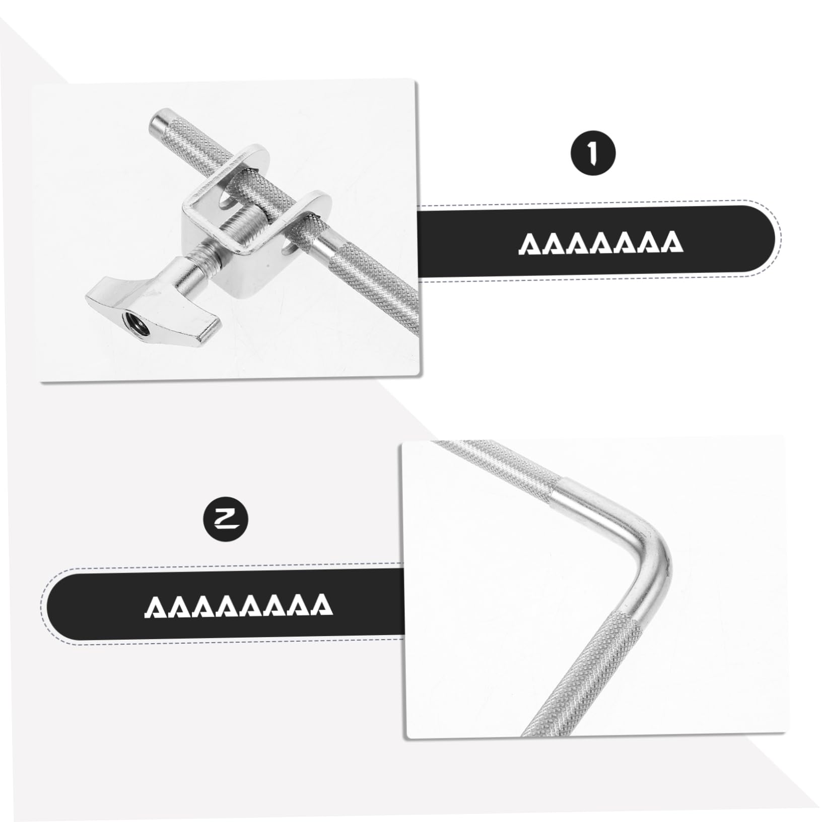 Abaodam Drum Cowbell Stand Mounting Clamp Versatile Drum Music Instrument Part