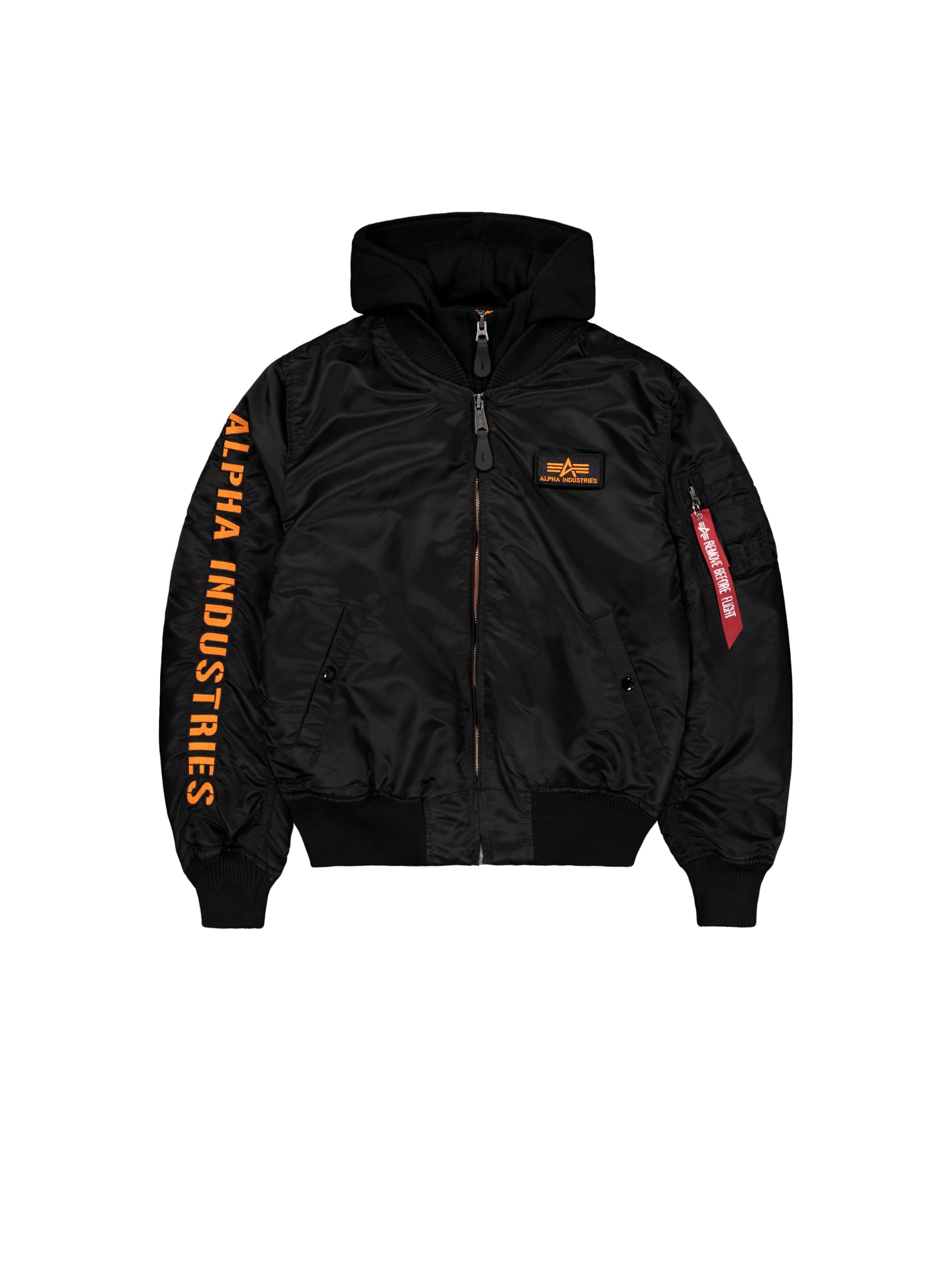 Alpha Industries MA-1 D-Tec SE Giacca bomber da uomo Black/Orange