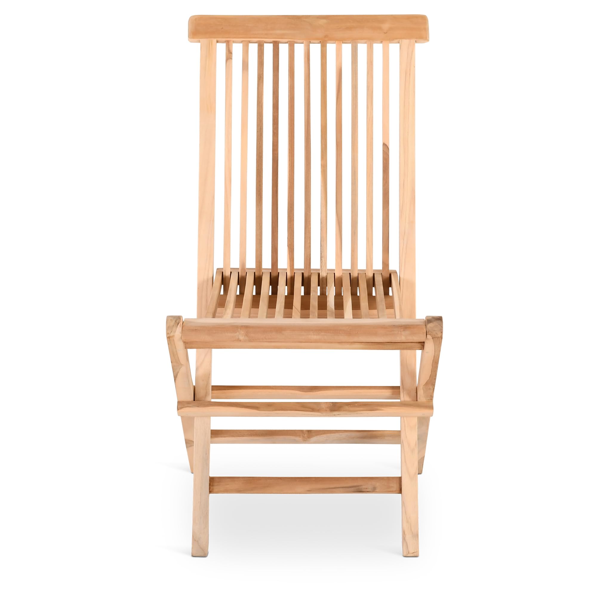 Raburg Anja Gartenstuhl, 2er-Set, Teakholz, klappbar, Natur, Outdoor | wetterfest, pflegeleicht, für Garten, Balkon und Terrasse
