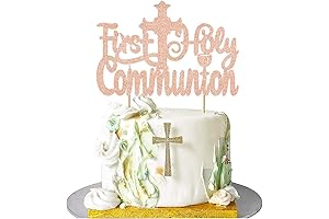 First Communion Cake Topper | Celebration of Faith and Innocence