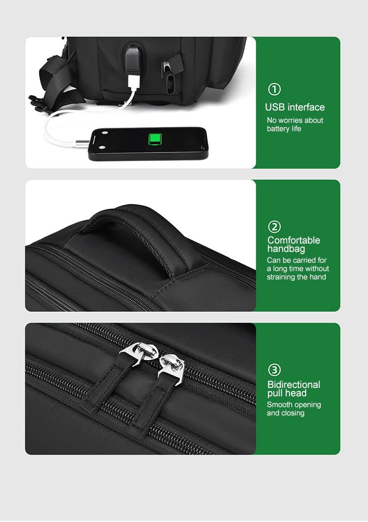 smallrun Mochila de Viaje para Ryanair 40x30x20 Mochila Viaje Cabina Avion Equipaje de Mano con Bolsa Antirrobo Bolsillo de Botellas para Viaje Corto (2217Verde)
