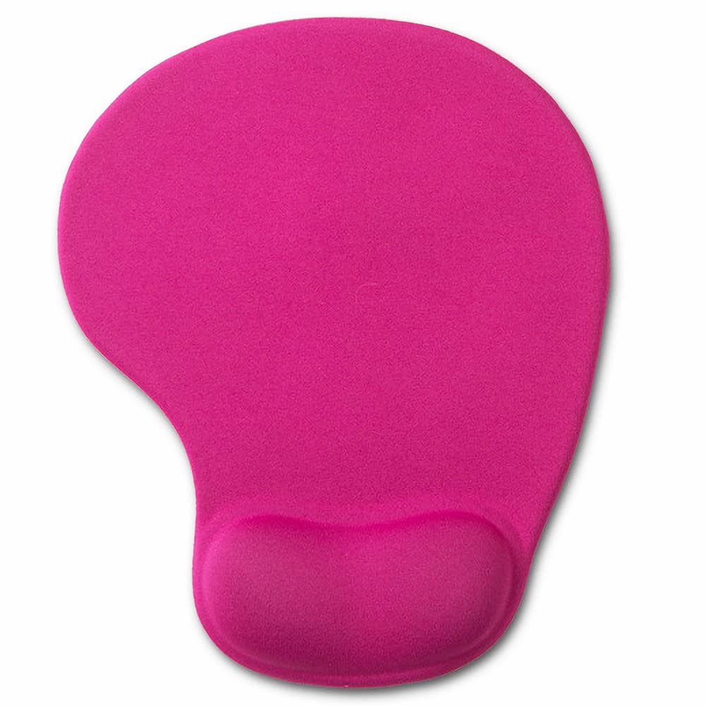 Office Mousepad with Gel Wrist Support - Ergonomic Gaming Desktop Mouse Pad Wrist Rest - Design Gamepad Mat Rubber Base for Laptop Computer -Silicone