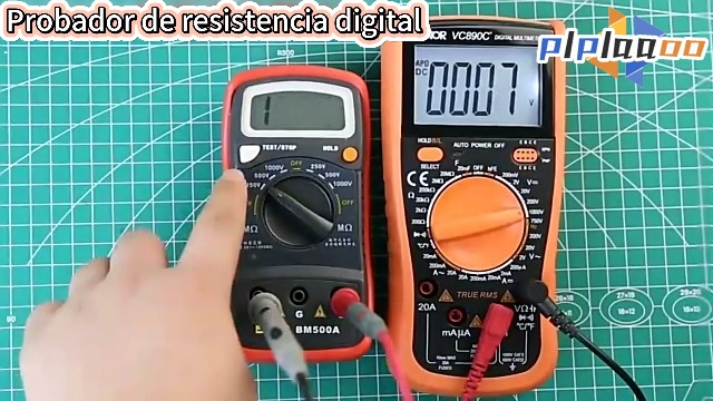 BM500A 1000V Insulation Resistance Tester Digital Multimeter with LCD Display Megohm Meter