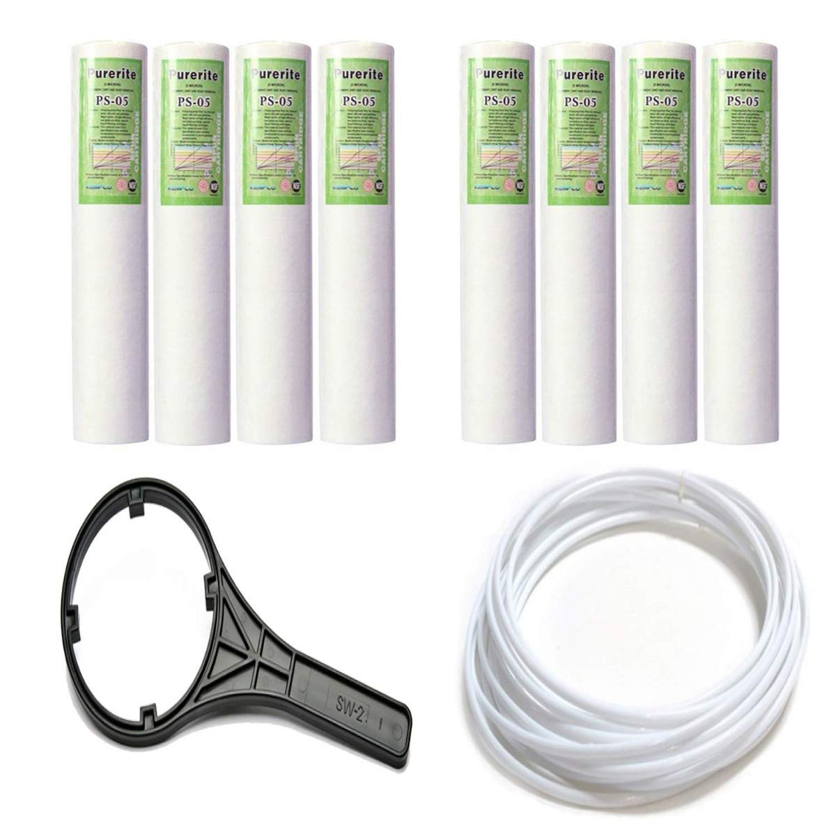 Cartridge Filter, Spun, Opener, Pipe, RO Tool, R O Accessory, for Water Purifier - Combo of 8-image-17