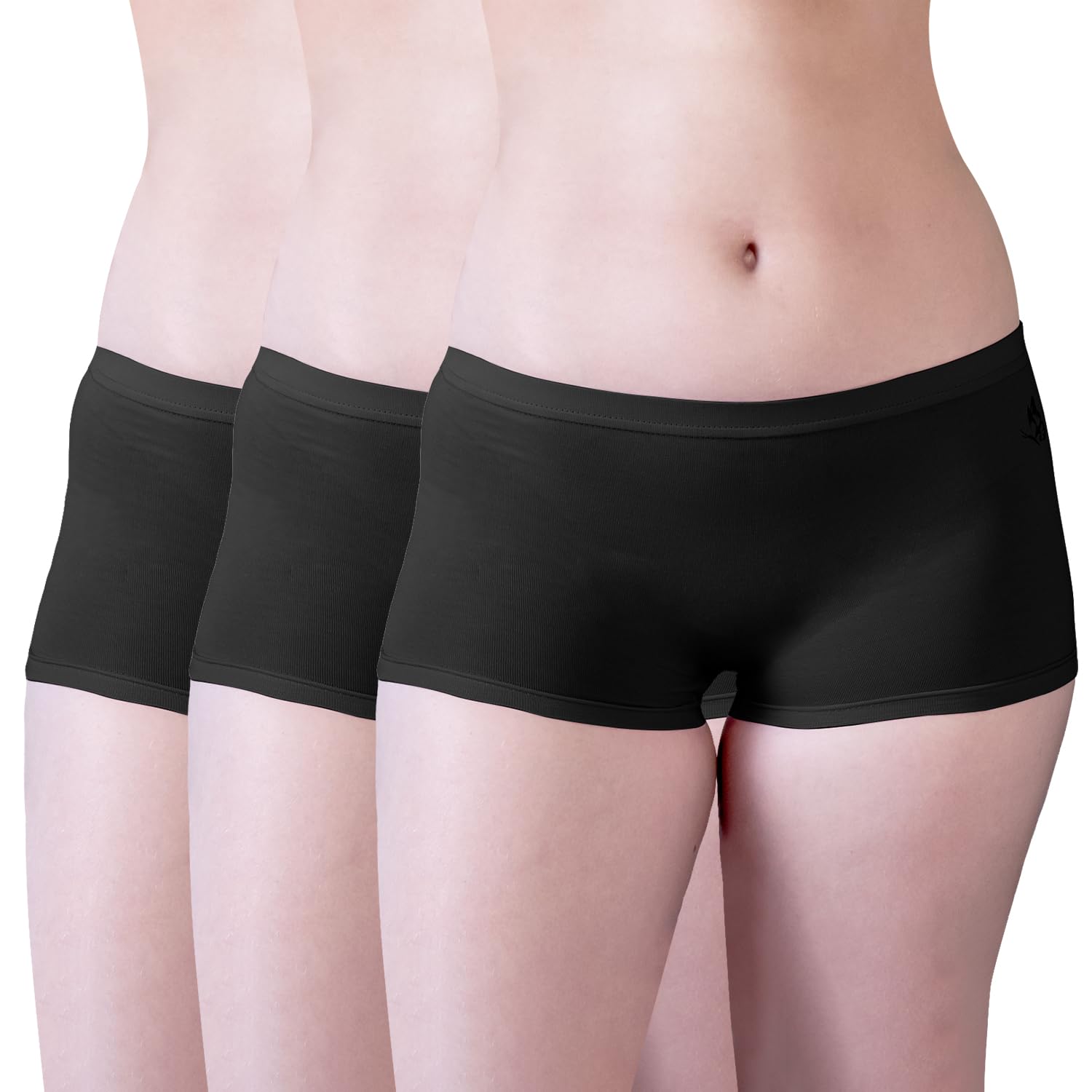 kalyani Willow Women's Mid Coverage Boyshort Panties | Pack of 3-picture-17