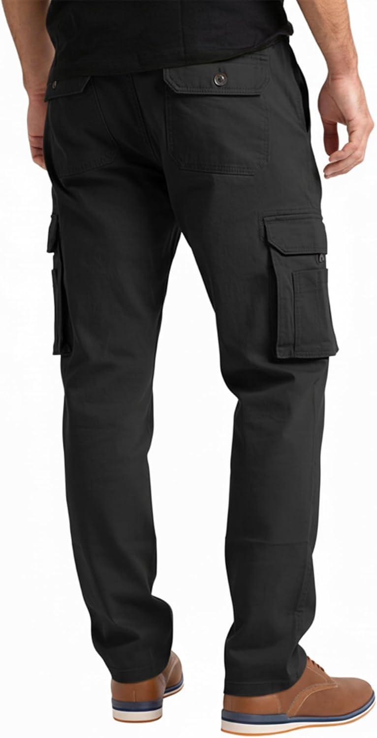 Casual Cargo Pants for Men - Stretchable, Regular Fit Cargo Work Pants for Men - 6 Pocket Outdoor Mens Work Pants - Image 2