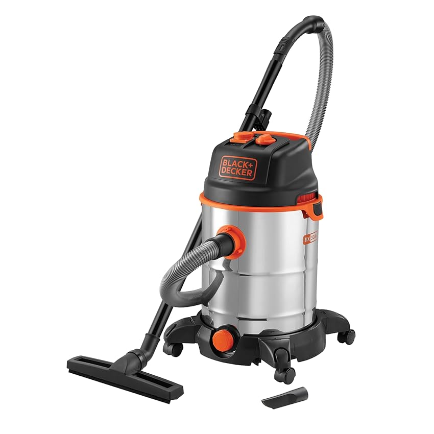 Immagine del prodotto BLACK+DECKER Aspiratore Solidi e Liquidi BXVC30XTDE con Presa Elettroutensili (1600 W, 30 l)