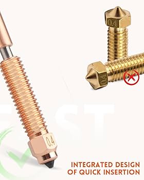 Amazon | K1C ノズル 0.4mm 2PCS Creality K1C/K1 Max 3D