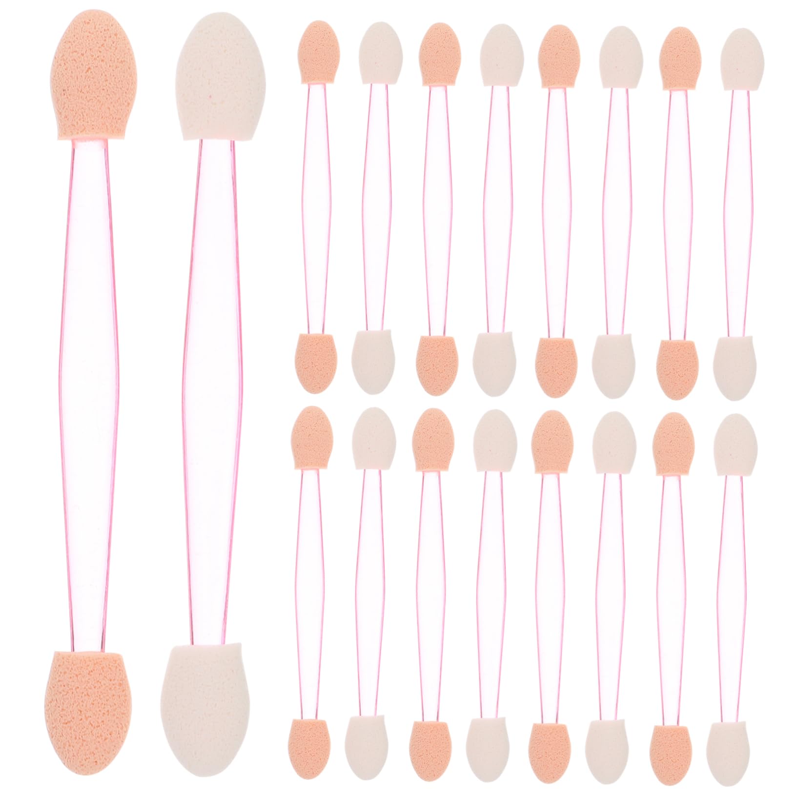 SOESFOUFU Eyeshadow Applicators Set Dual Sided Brush Short Brush for Quick Natural to Dramatic Makeup Perfect for Travel Parties Random Color