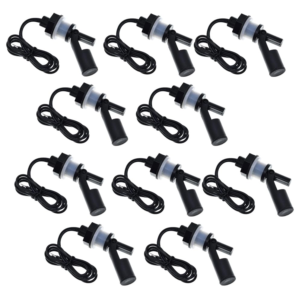 Littimoon Ball Float Switch 10Pcs Water Level Sensor Switch Horizontal Tank Pool Liquid Level Control Sensors