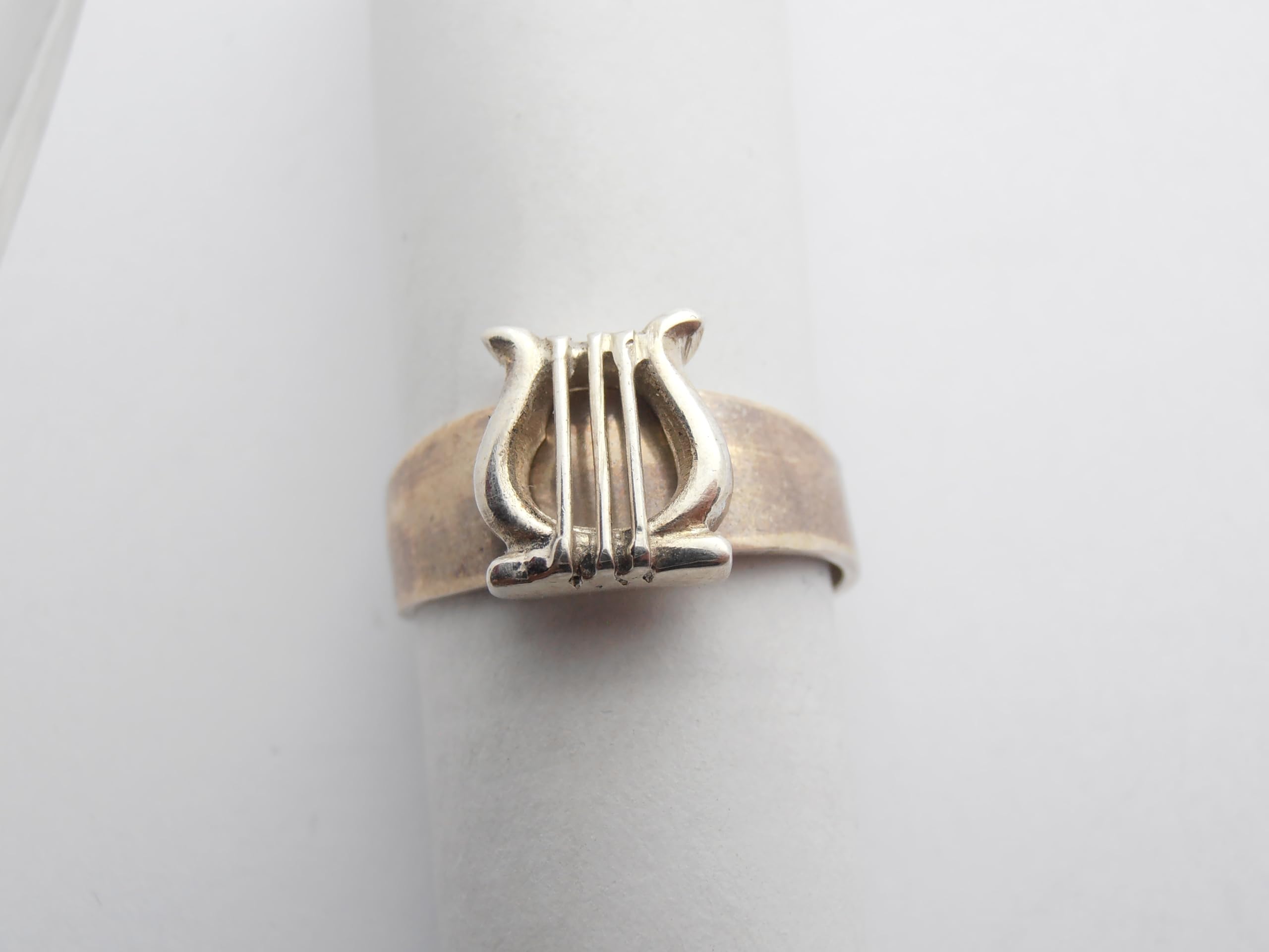 Cetra : Anello in Argento 925 - Lira - Strumento Musicale - Musica - Musicista
