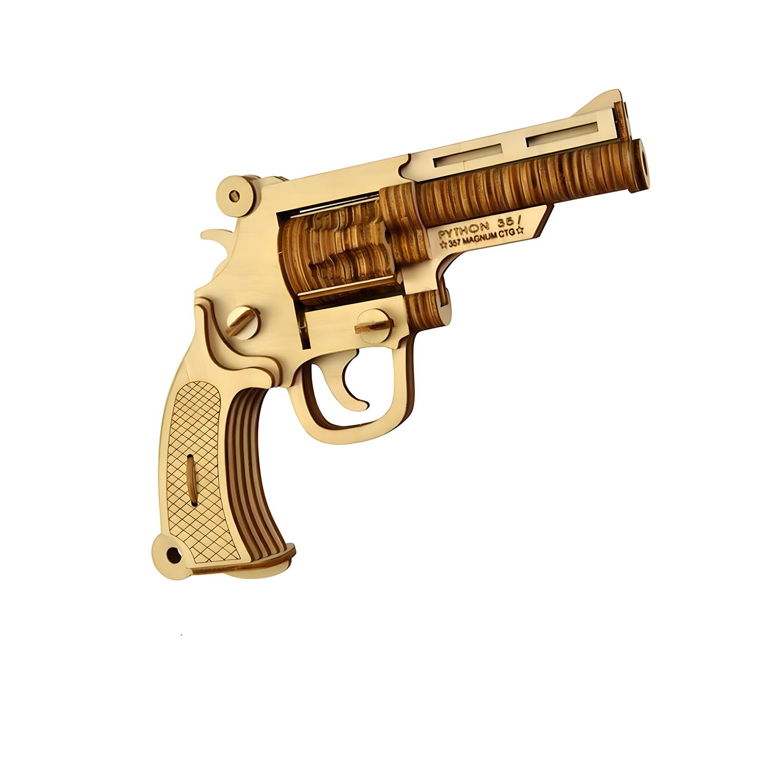 グールリボルバー　キット Amazon.co.jp: GreenLF 3D木製パズル DIYリボルバーガンモデル