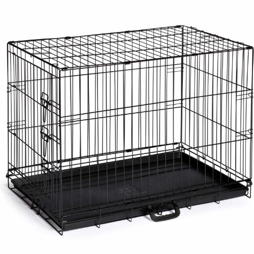 Image of Prevue Pet Products Home On-The-Go Single Door Dog Crate Indoor - M, Black