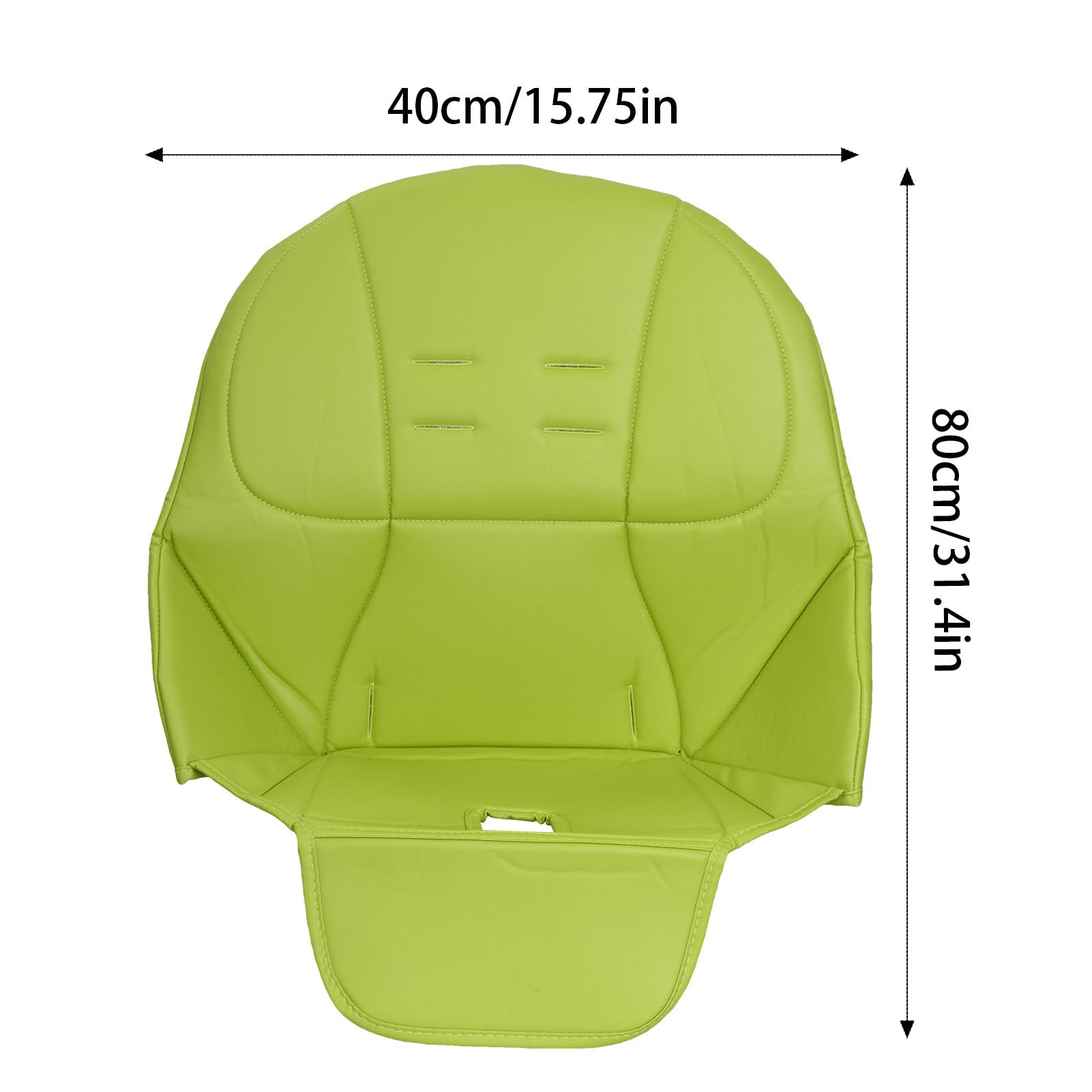 Coussin de chaise haute pour enfants, housse de protection en cuir PU et éponge pour un coussin de rechange facile à installer