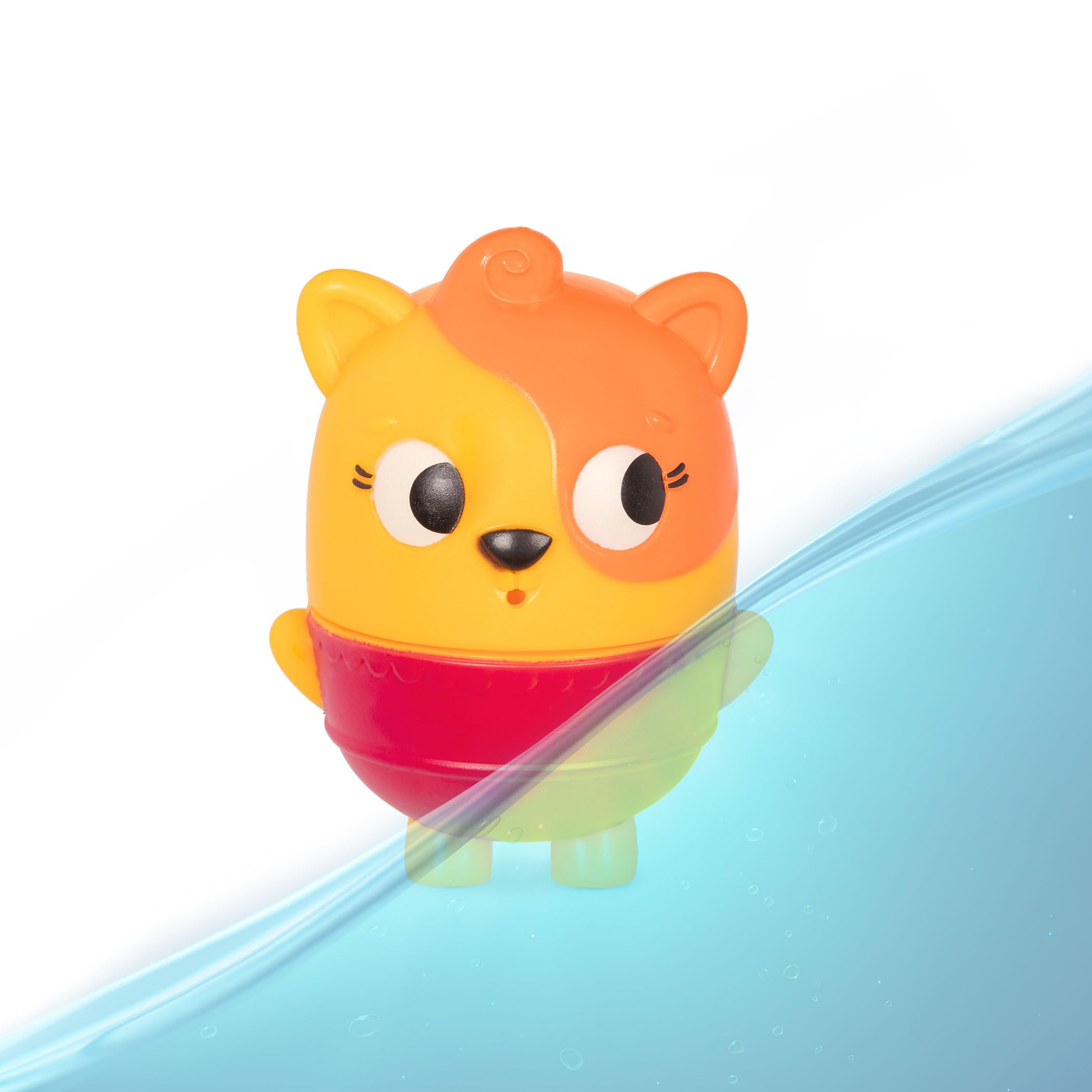Juguetes de baño sin moho - Squish & Splash - Juego en agua y tiempo de baño - Color - animales cambiantes - Juguete de baño fácil de limpiar - 6+ meses 6